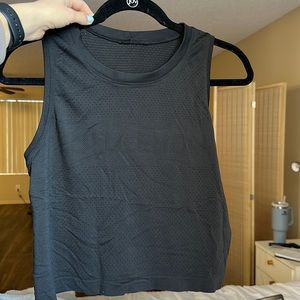 LULULEMON black relaxed-fit tank